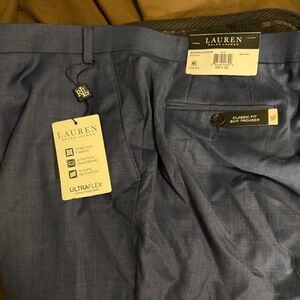 Ralph Lauren Dress Pants, Dark Blue, U;traF;ex. 46Wx32L